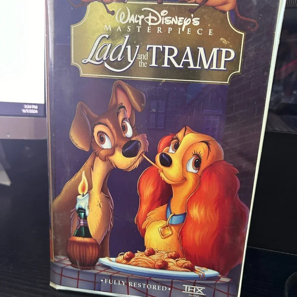 Disney Lady and the Tramp Clamshell VHS 1998 - Picture 1 of 7